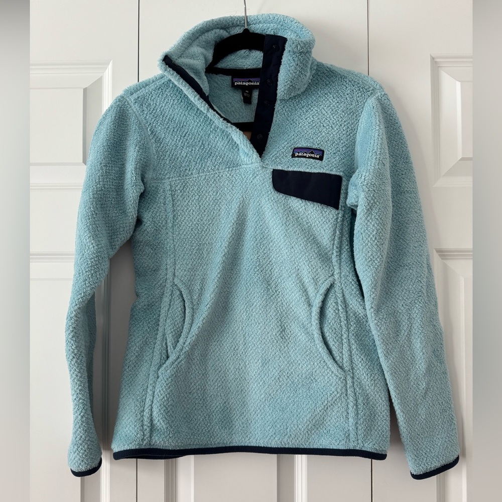 Patagonia Tubular Blue Re-Tool Snap-T Pullover - Never Worn, with Tags!